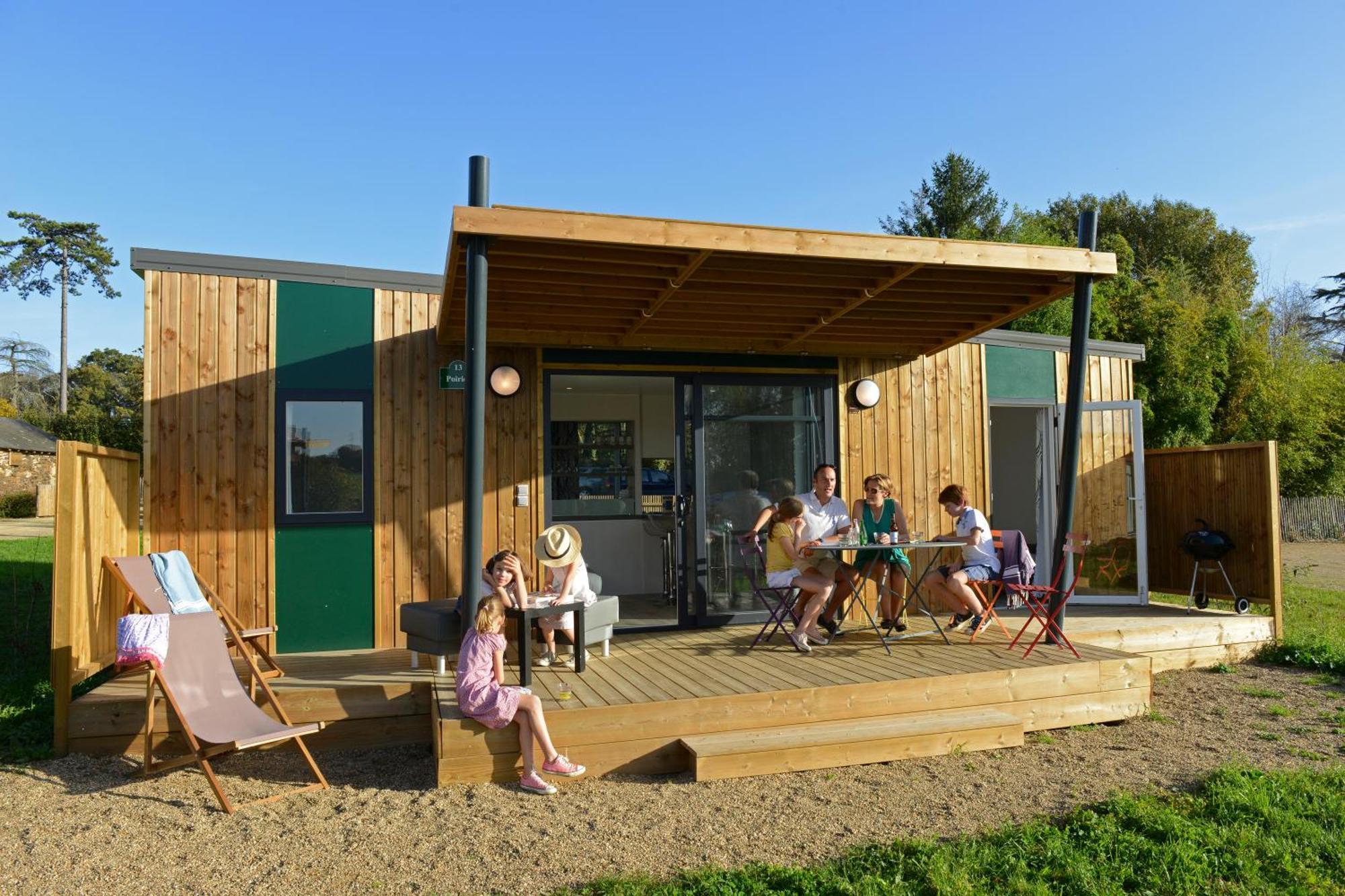 Les Roulottes & Cottages Du Moulin Chenillé-Changé 외부 사진